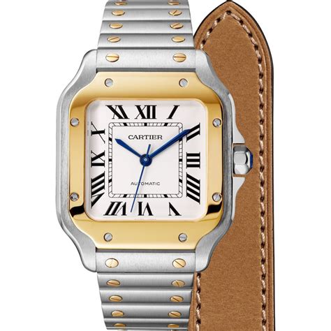 santos de cartier reloj mujer|reloj cartier santos 100.